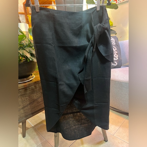 100% Linen Skirt - Picture 3 of 4